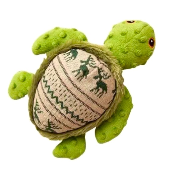 SNUGAROOZ “Holly” The Turtle Crinkle Dog Toy Christmas Plush NWT - Picture 2 of 8